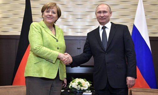 Путин и Меркель обсудили Украину
