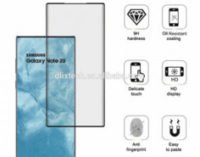 Защитное стекло Samsung Galaxy Note 20 лишено отверстия под фронтальную камеру