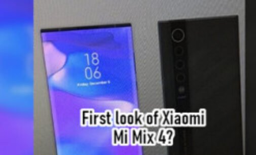 Впервые показали Xiaomi Mi Mix 4 с камерой под дисплеем