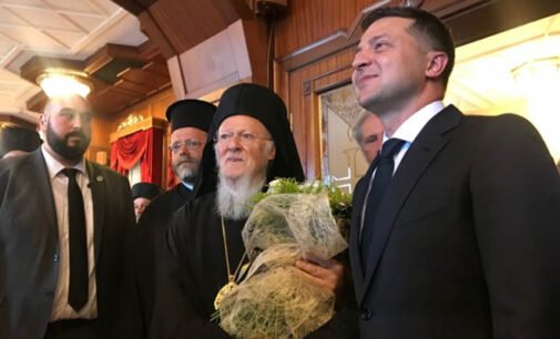 Зеленский пригласил Вселенского патриарха в Украину