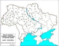 Кое-где в Украине намело более метра снега