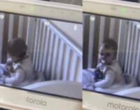 1-річна дівчинка намагалася перехитрити "відеоняню": кумедне відео