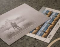 У Дніпрі презентували марку з відомою фразою про російський корабель